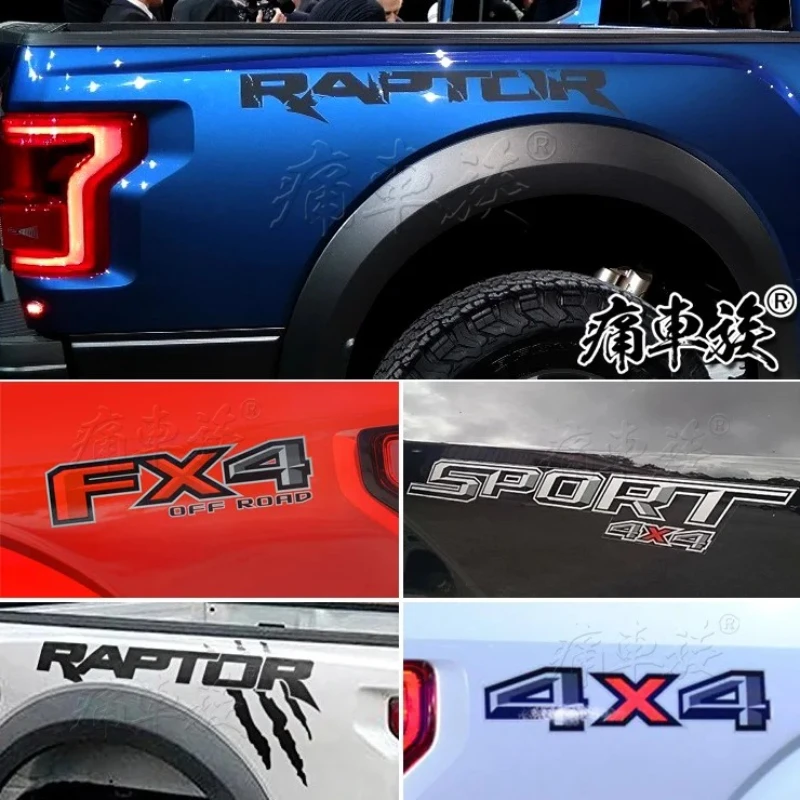 

Ford Raptor 2107 Rear trunk 4X4 FX4 Car Vinyl Decals Body Sticker pearance Customized fashion sports decal film accessories