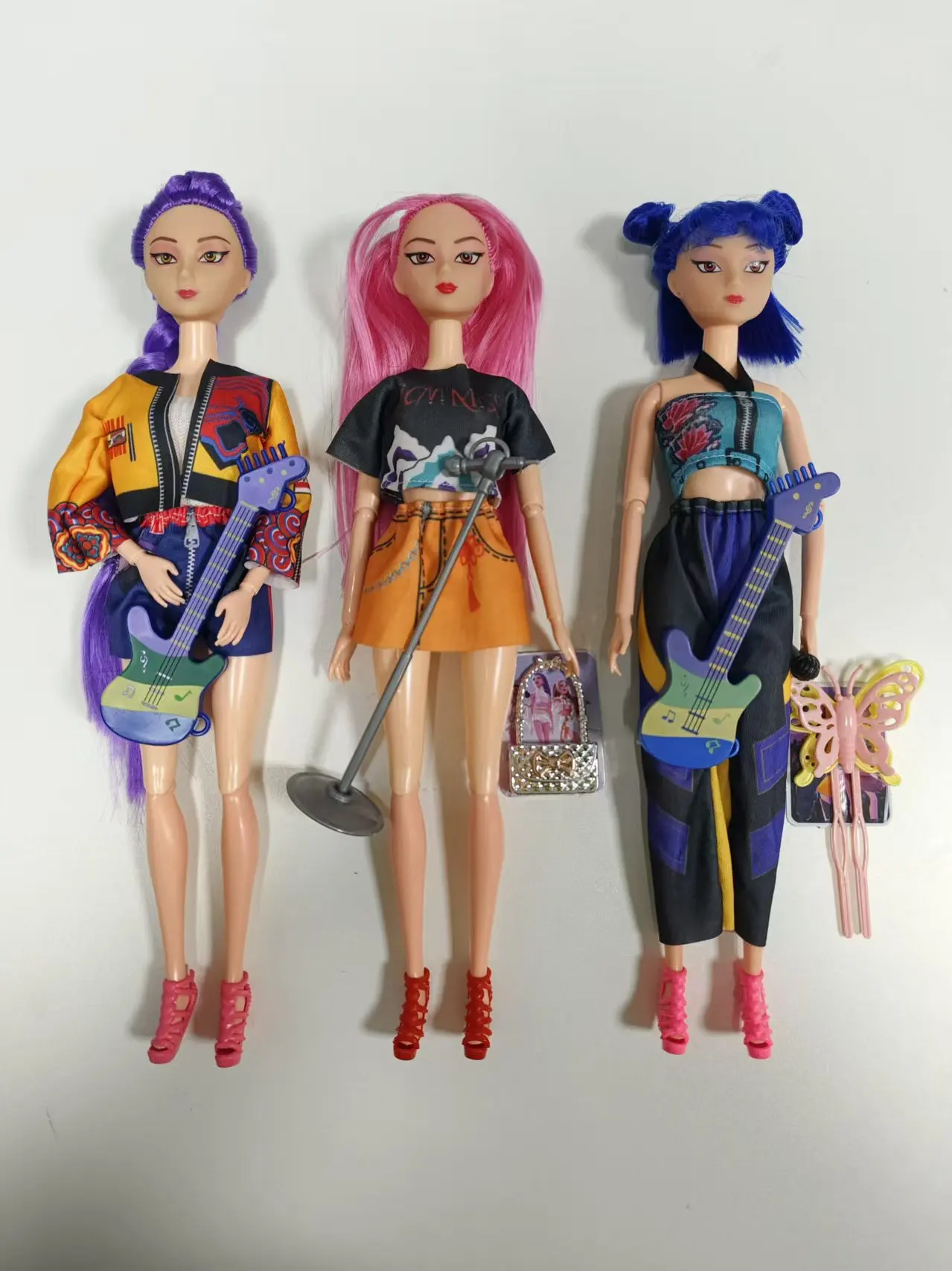 

%_@Love at First Sight～K-POP Witch Hunt Girl Group Vinyl Doll Rumi Mila Zoey Limited Edition - Kids' Gift_@