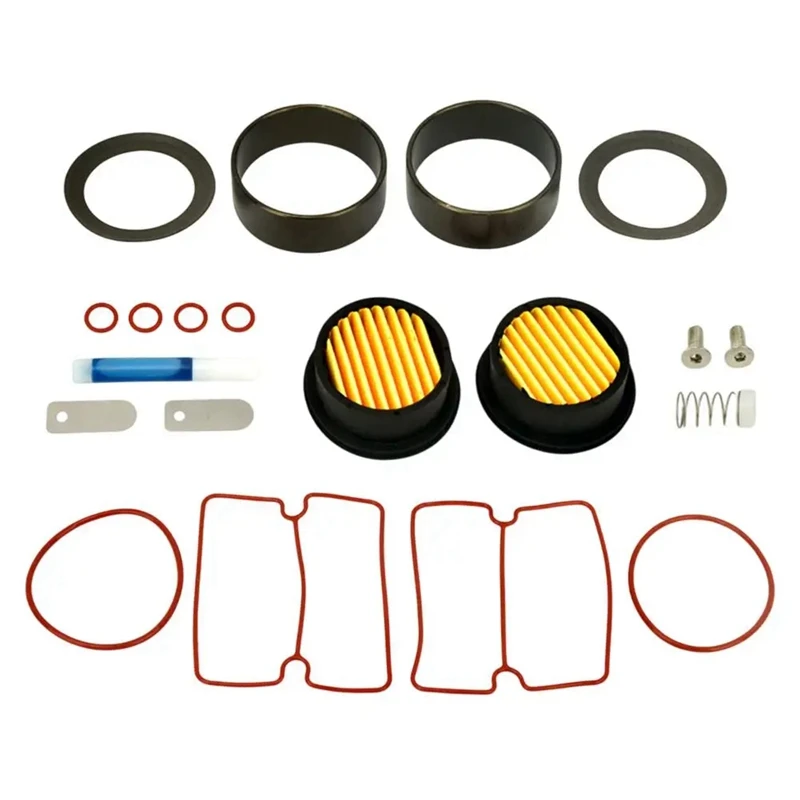 Kit di riparazione del compressore d'aria silenzioso senza olio X750w Kit parti del compressore d'aria silenzioso senza olio Andrepair. Anello cilindro pistone