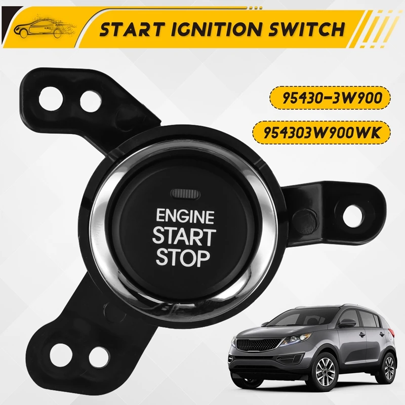 Push To Start Ignition Switch / Start Stop Button Switch 95430-3W900 954303W900WK For Kia Sportage 2010-2016