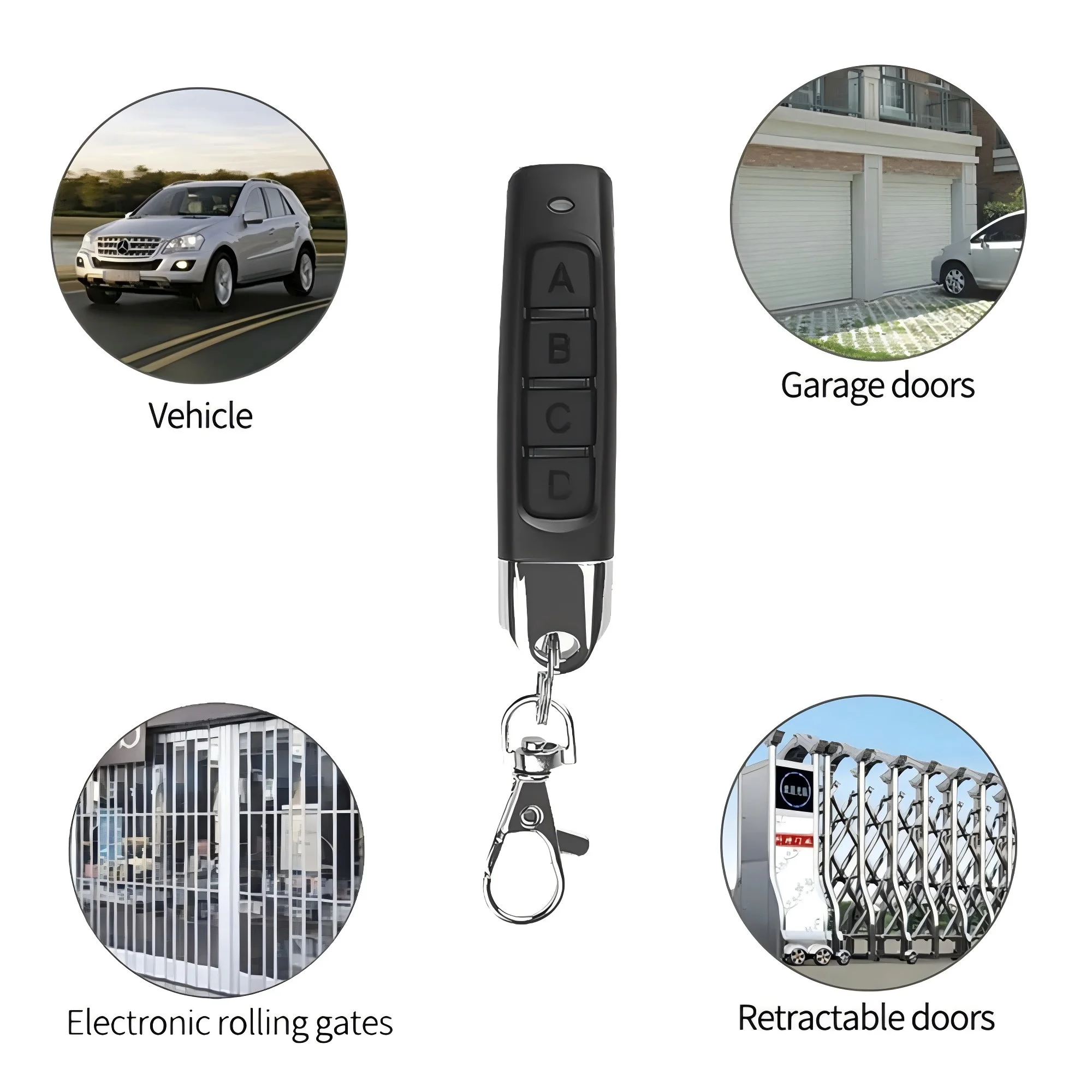 remote control electronic Wireless RF remote control replicator Clone garage door opener door, water pump remote control 433mhz