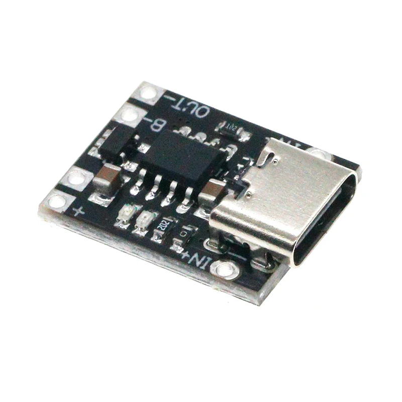 Type-C USB TP4057 1A Lithium Battery Charging Protection Board Module Polymer Battery Over TP4056 With Temperature Protection