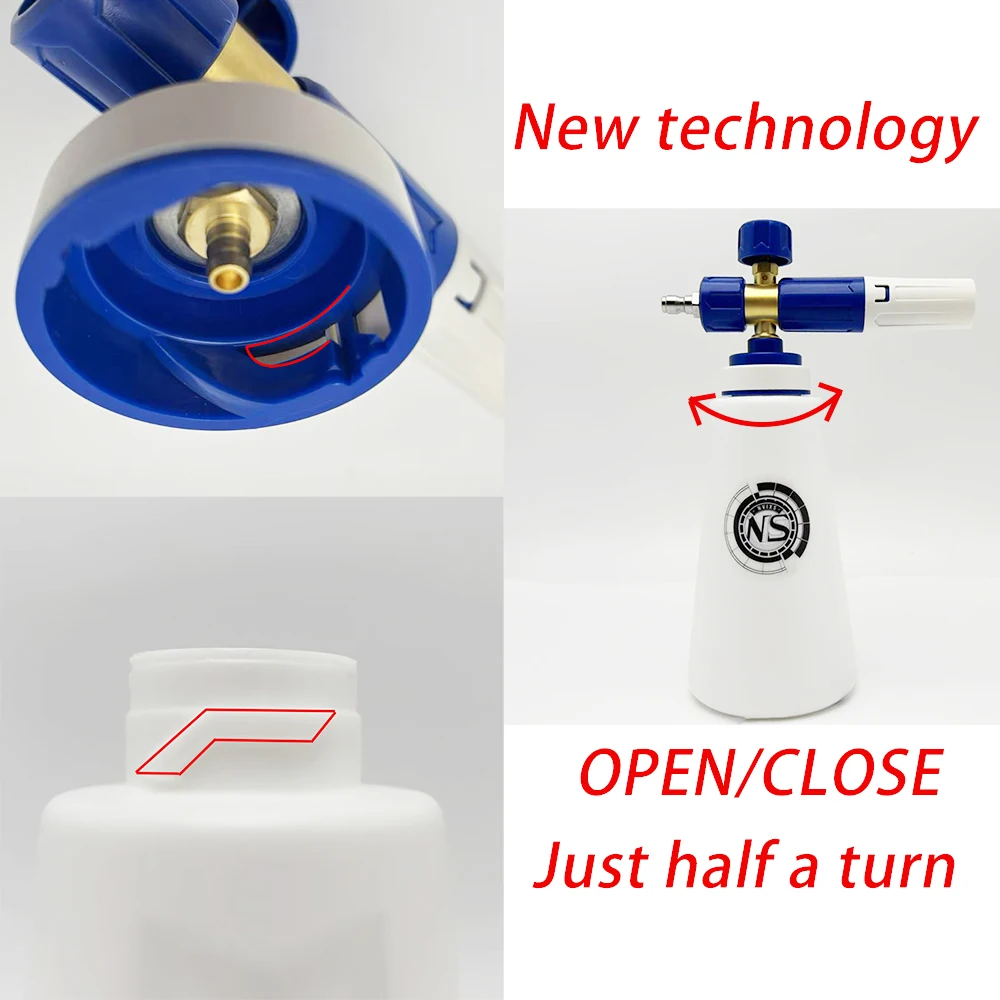 

Пенный горшок для мойки автомобиля, мойка высокого давления, горшок-снежинка, водяной пистолет высокого давления, генератор пены