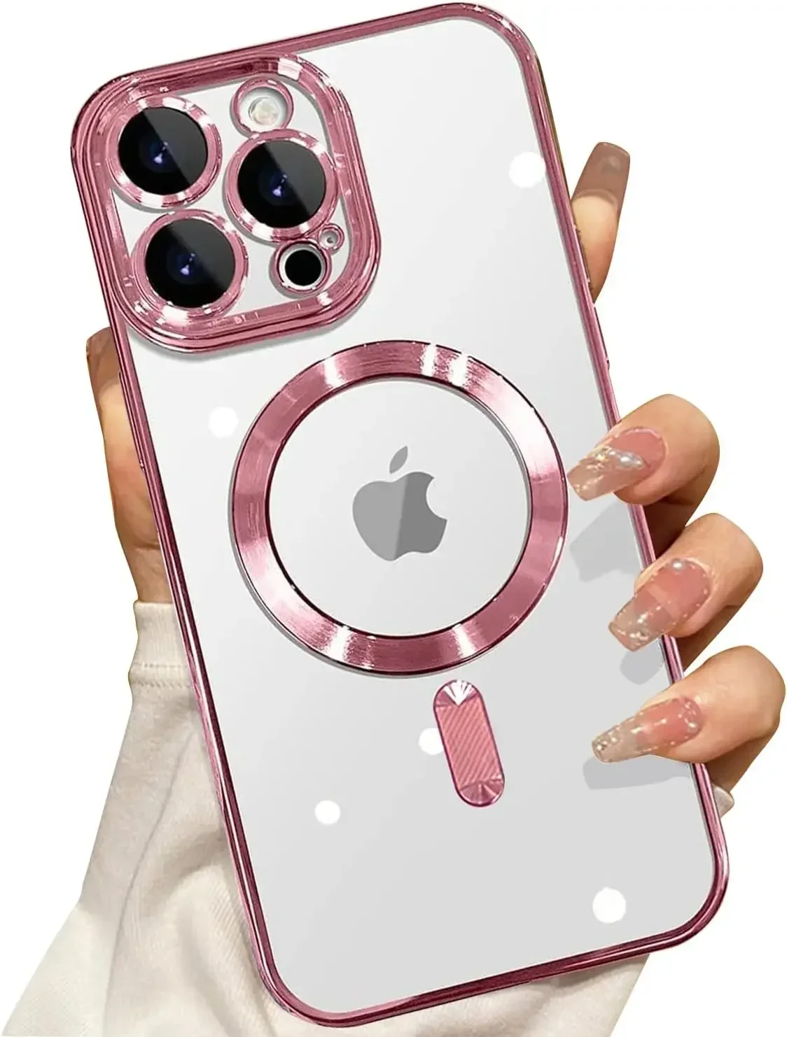 Vollschutz Magnetisches Kabelloses Ladegehäuse für Magsafe für iPhone 18 17 16 15 14 13 12 Pro Max mit Kameraobjektivschutz