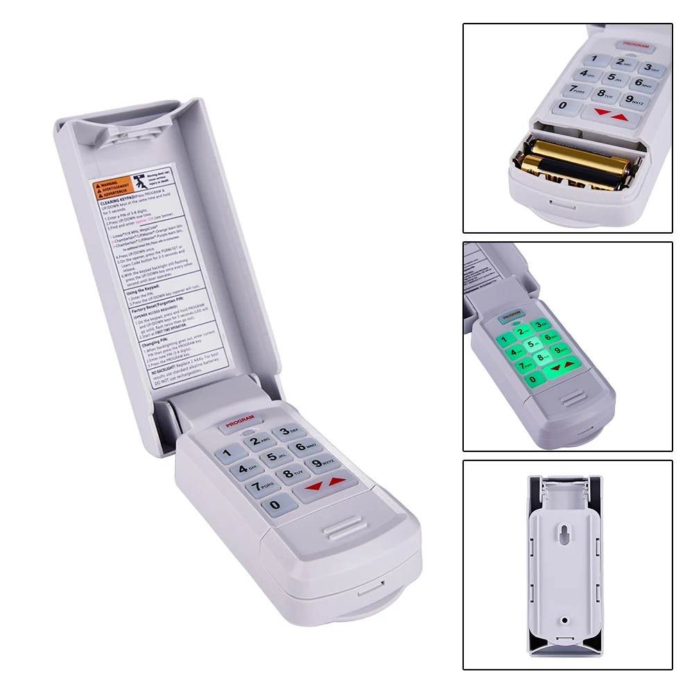 

Wireless Remote Control Compatible With For INTELLICODE GK-R Garage Door Keypad Wireless Remote Control Keyboard Control