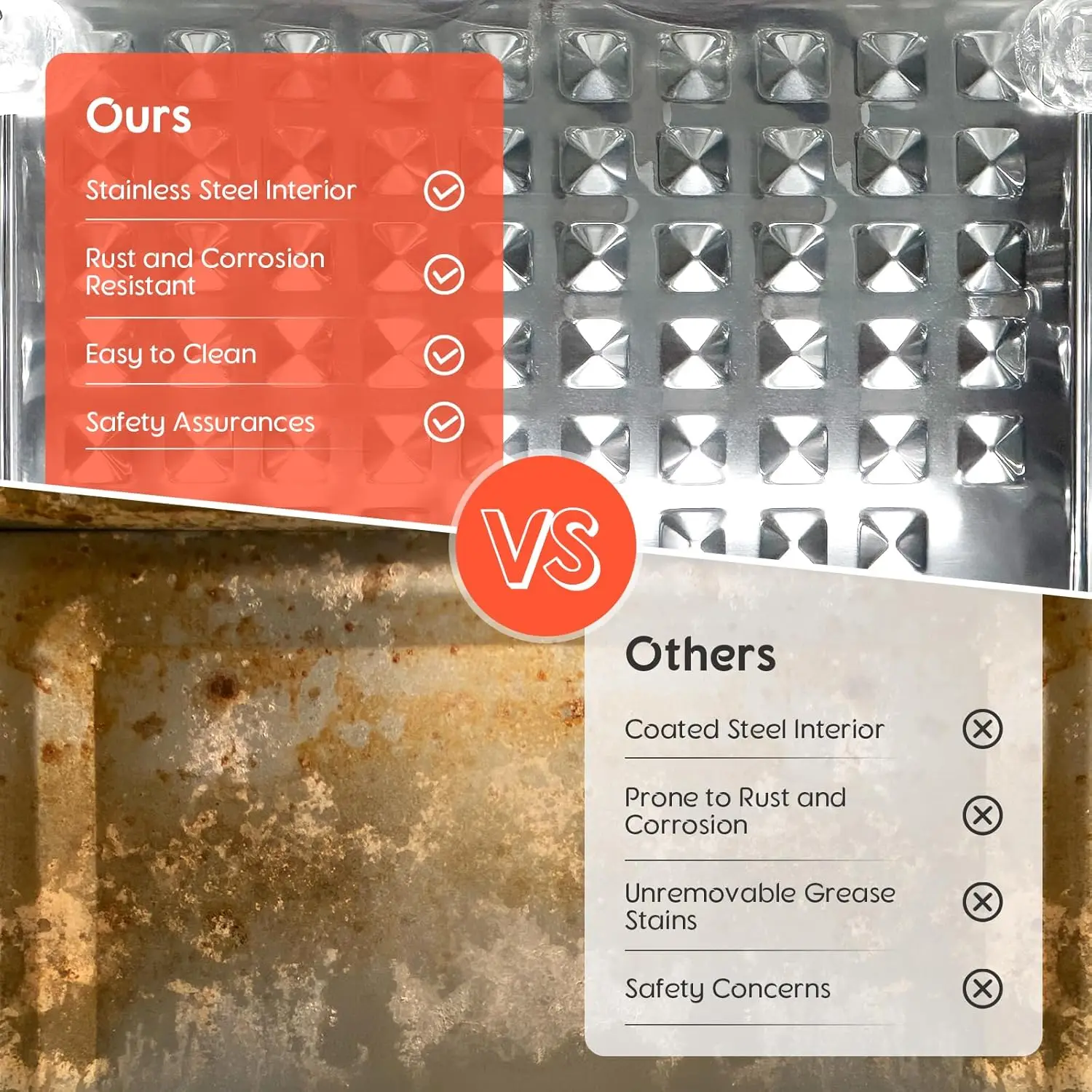 فرن مقلاة هوائية مزدوجة المنطقة 24 لتر مع مشواة، مقالي هوائية مزدوجة كبيرة جدًا فرن صغير رقمي 1800 وات 10 في 1 كونترتوب مقلاة هوائية