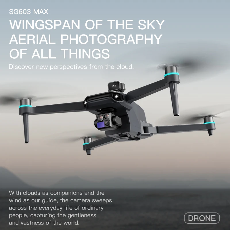 

SG603GPS 3 axis anti shake gimbal 5.5-inch touch remote control positioning brushless optical flow dual drone obstacle avoidance