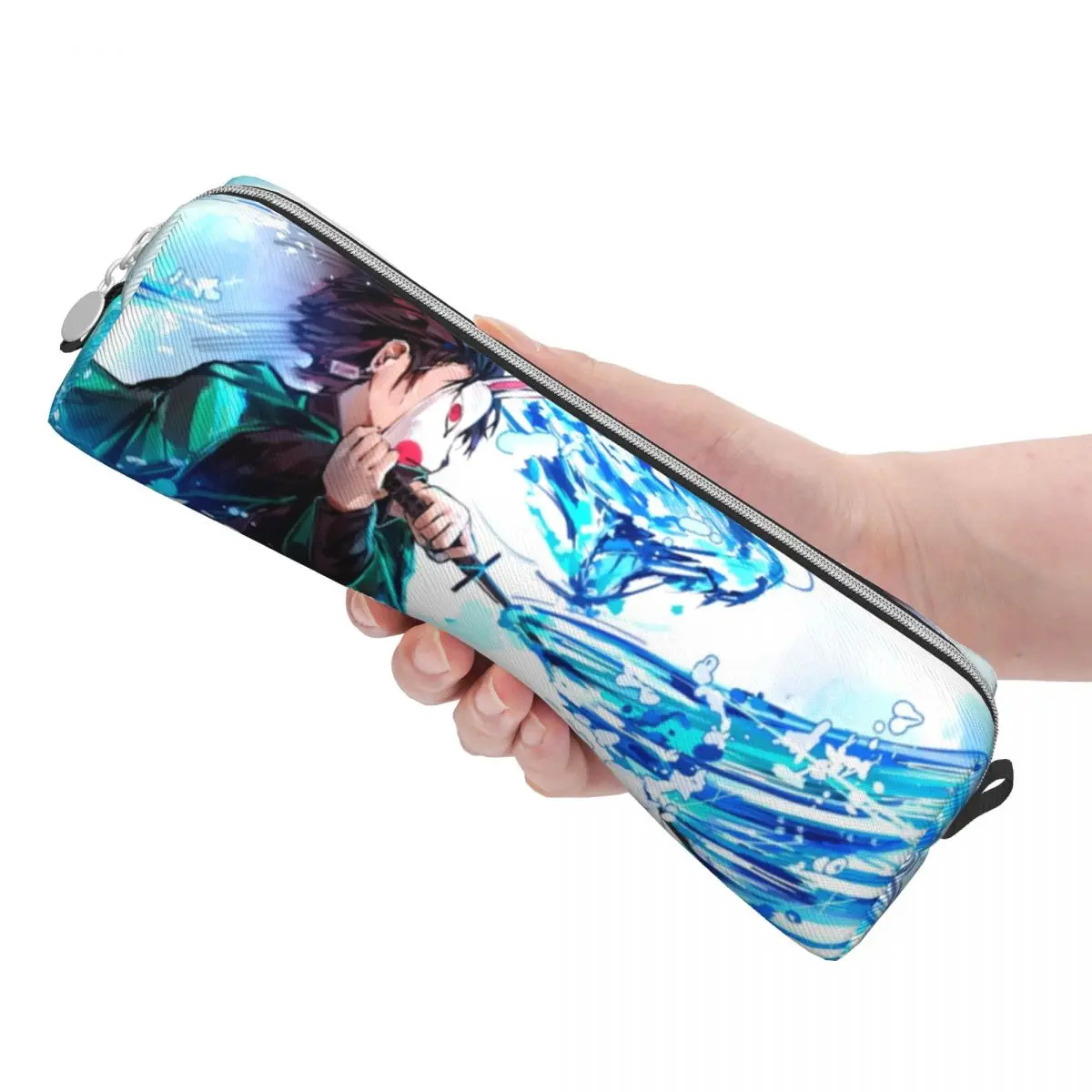 Demon Slayer Kimetsu No Yaiba Pencil Case Pencilcases Pen Box for Student Big Capacity Bags Students School Gift Stationery