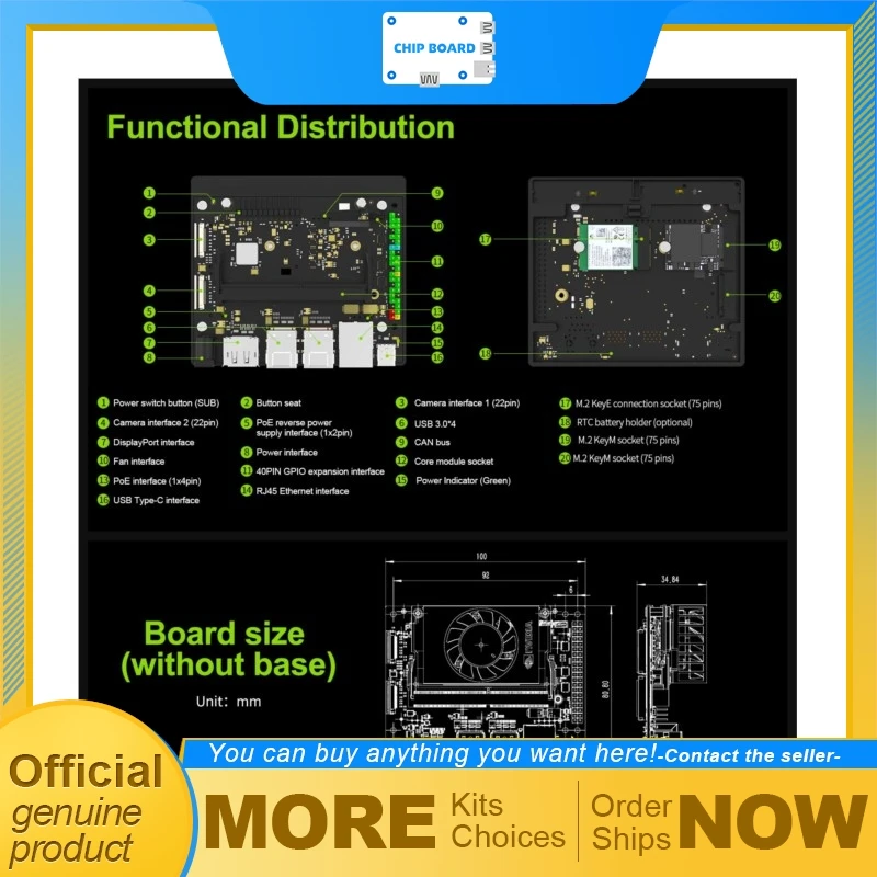 NVIDIA Jetson Orin NX Advanced Developer Kit - 157 TOPS Edge AI, 16GB RAM, Deep Learning & Embedded System