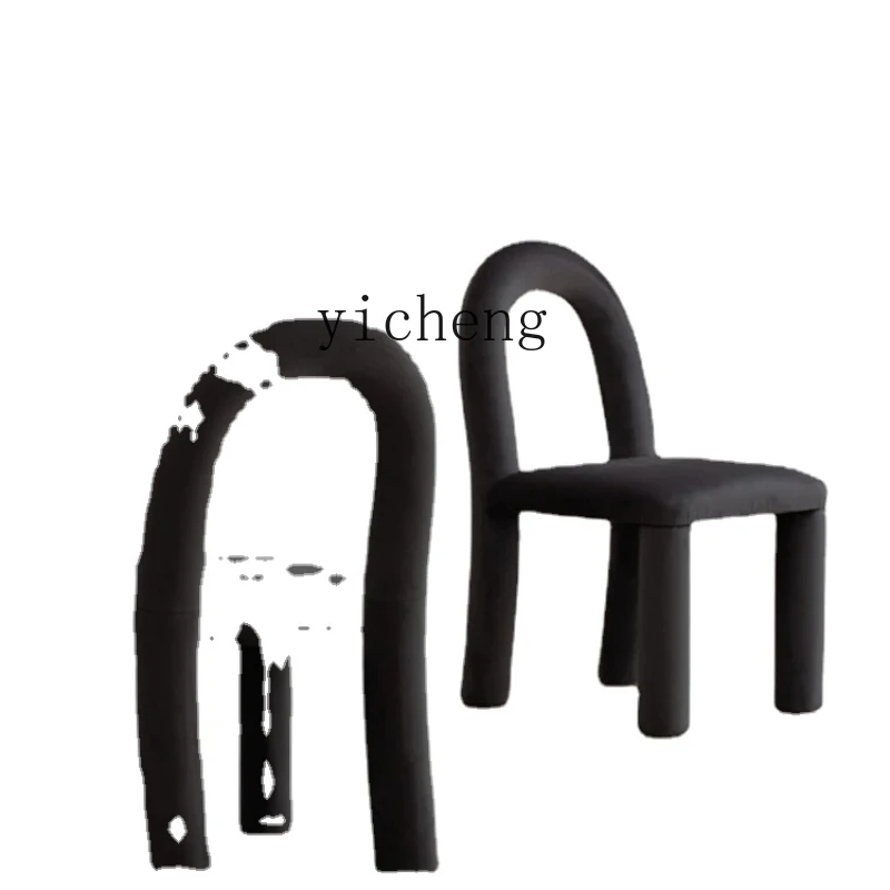 

XL Chair Dining Chair French Stool Dressing Stool Single Sofa Designer Home Backrest