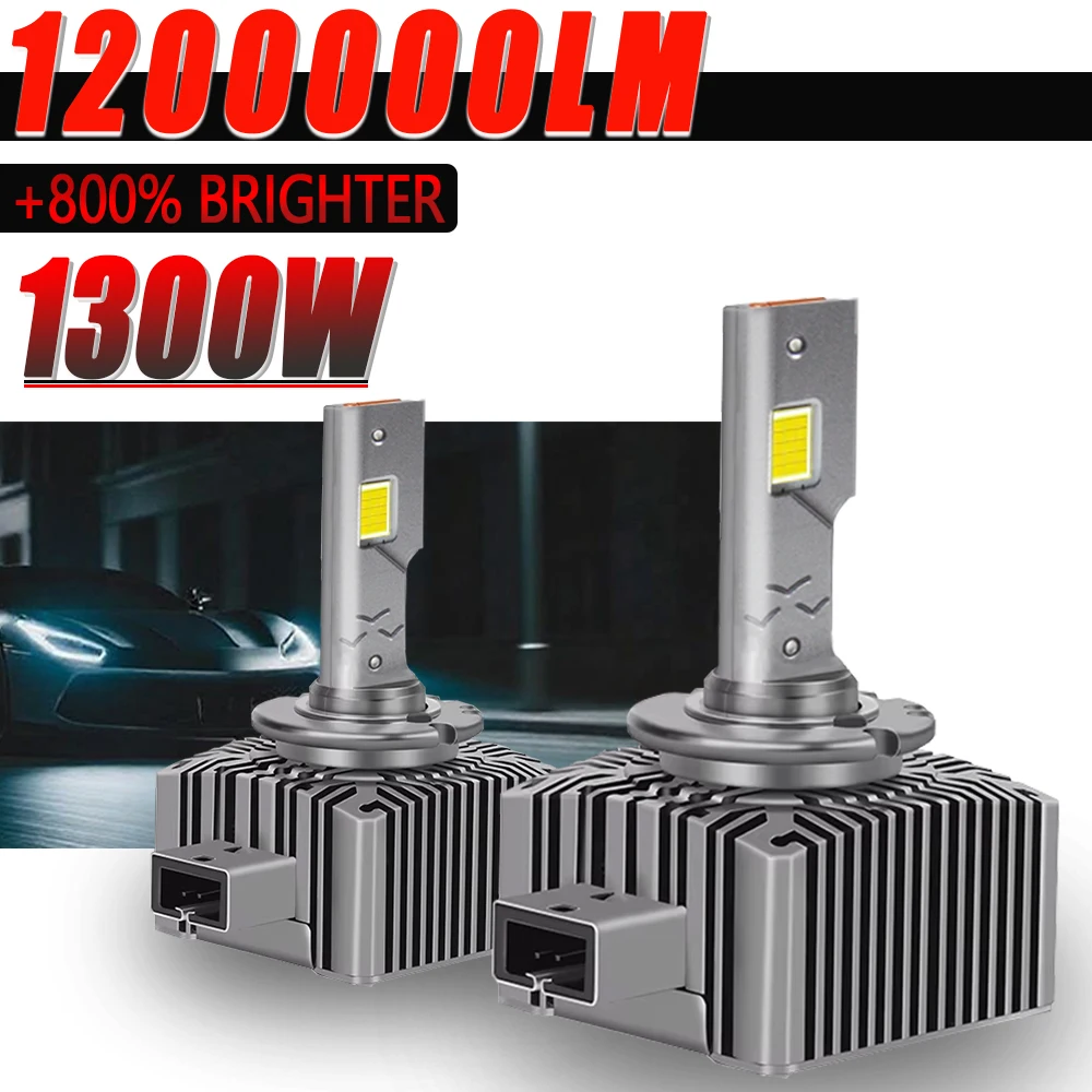 

D1S D3S Светодиодные фары для автомобильных фар D2S D4S D8S 1200000LM 12V Автоматические фары Замена ксеноновых автомобильных ламп Яркие прожекторы