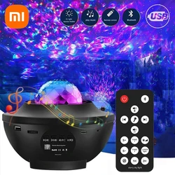 Xiaomi LED Sternen Galaxy Projektor Nachtlicht Bluetooth Musik Player Stern Nachtlicht Bunte Projektor Nacht Lampe Kind Geschenk