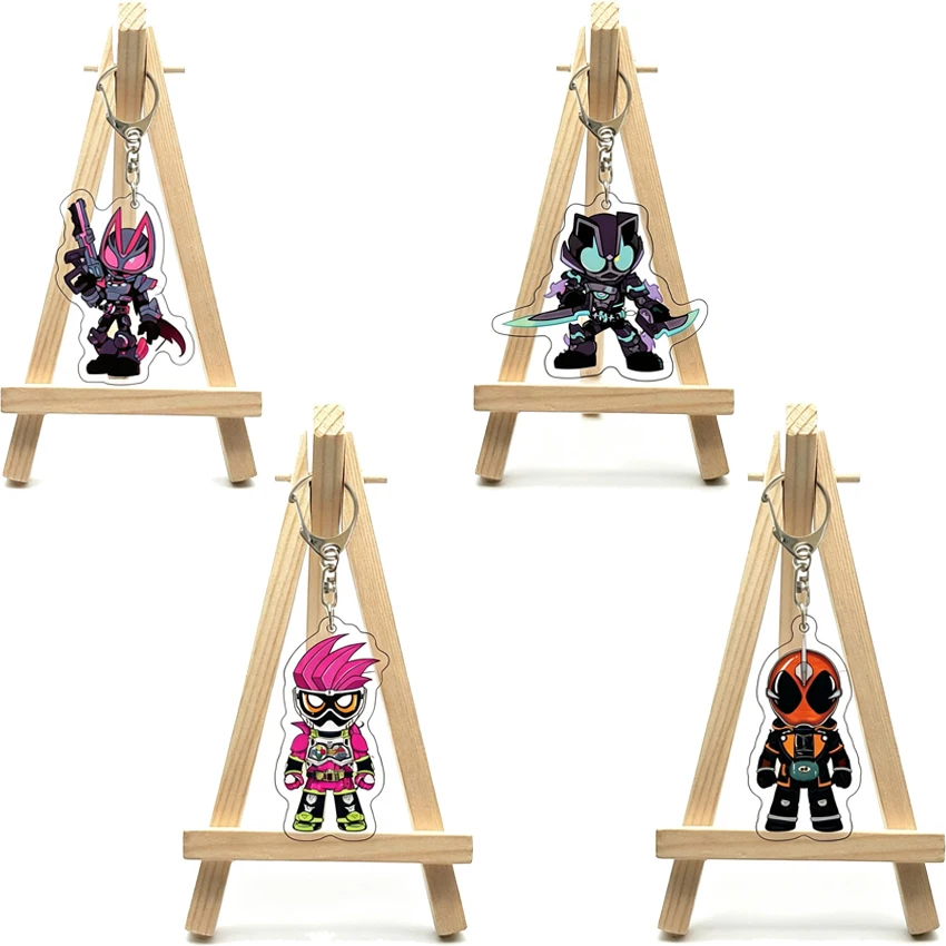 55MM Anime KAMEN RIDER GEATS Figur Entry Raise Form Bewaffnete Schild-Boost-Form Bewaffnete Wasser-Ninja-Form Acryl-Schlüsselanhänger Niedliche Geschenke