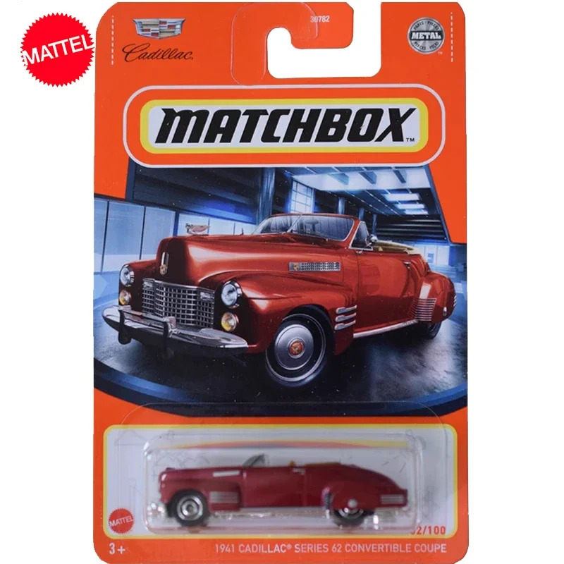 Original Mattel Matchbox 30782 Car 1/64 1941 Cadillac Series 62 Convertible Coupe Vehicle Toys for Boys Collection Children Gift