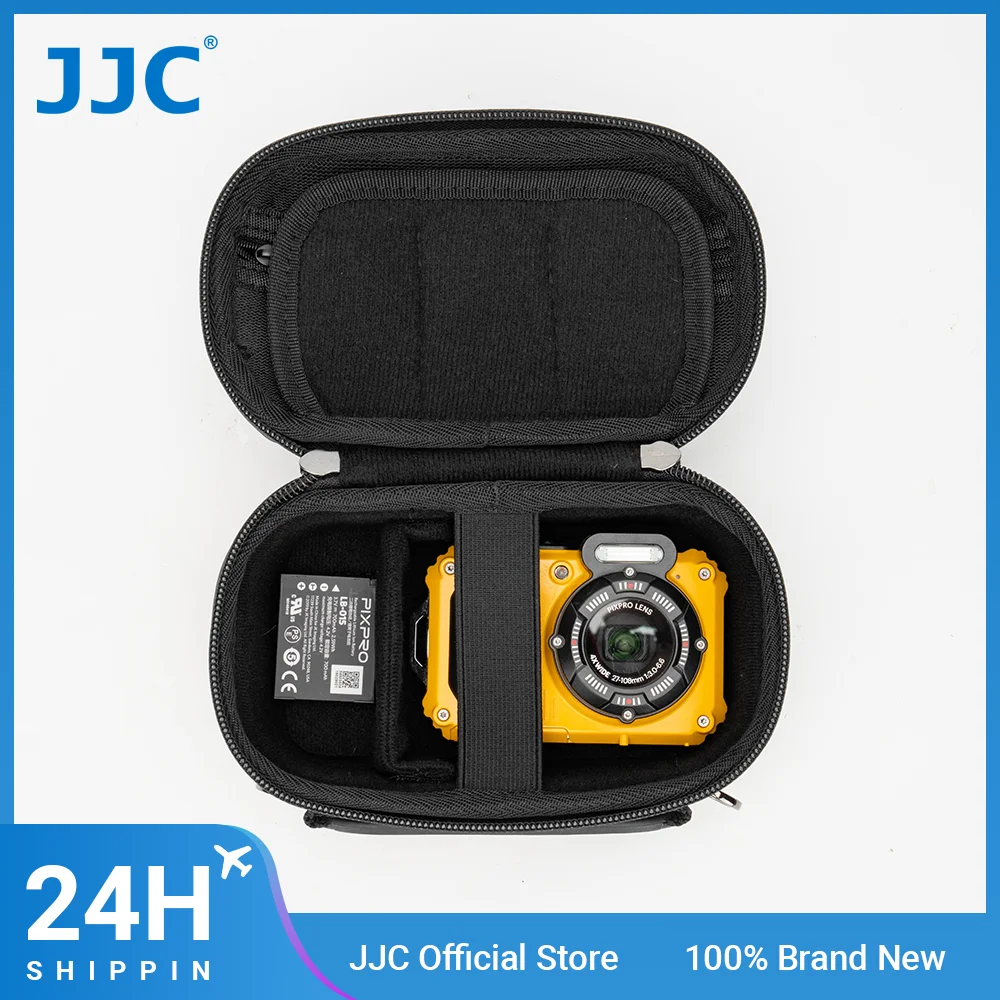 JJC Hard Travel Camera Case Compact Bag for KODAK PIXPRO WPZ2 Olympus TG-7 TG-6 TG-5 TG-4 TG-3 Pentax WG-1000 WG-90 Ricoh GR III