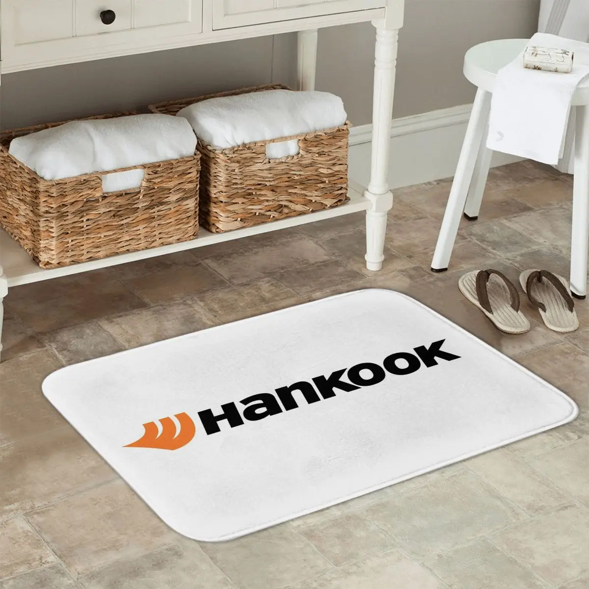 Hankooks Tires Doormat Kitchen Entrance Home Floor Mat Anti-slip Carpet Rug for Living room Footpad Mats