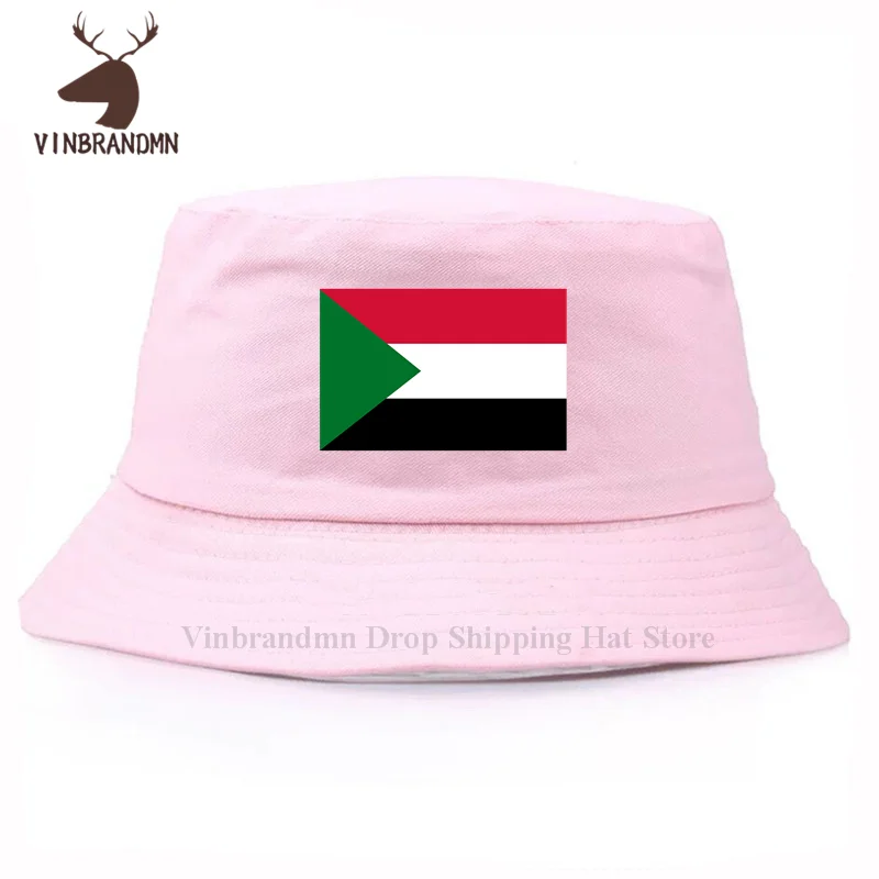 North Sudan Sudanese SDN Islam men women baseball caps 2022 summer hot sale bucket hats hip hop new nation flag 02 fishing hats