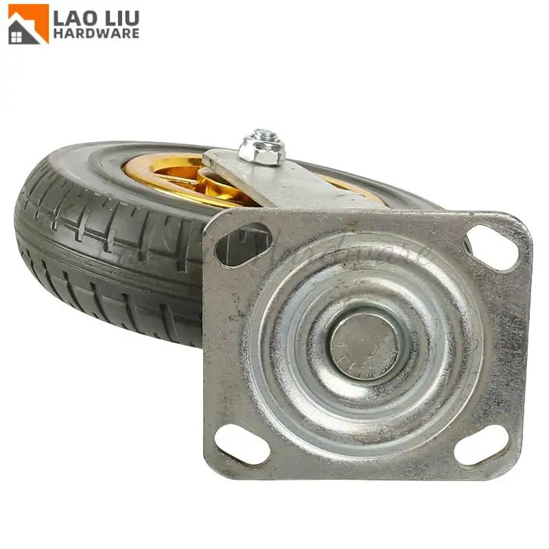 

8-Inch Full-Glue Universal Caster: Ultra-Quiet Wear-Resistant Shockproof Wheel Perfect for Warehouse Shelf Equipment