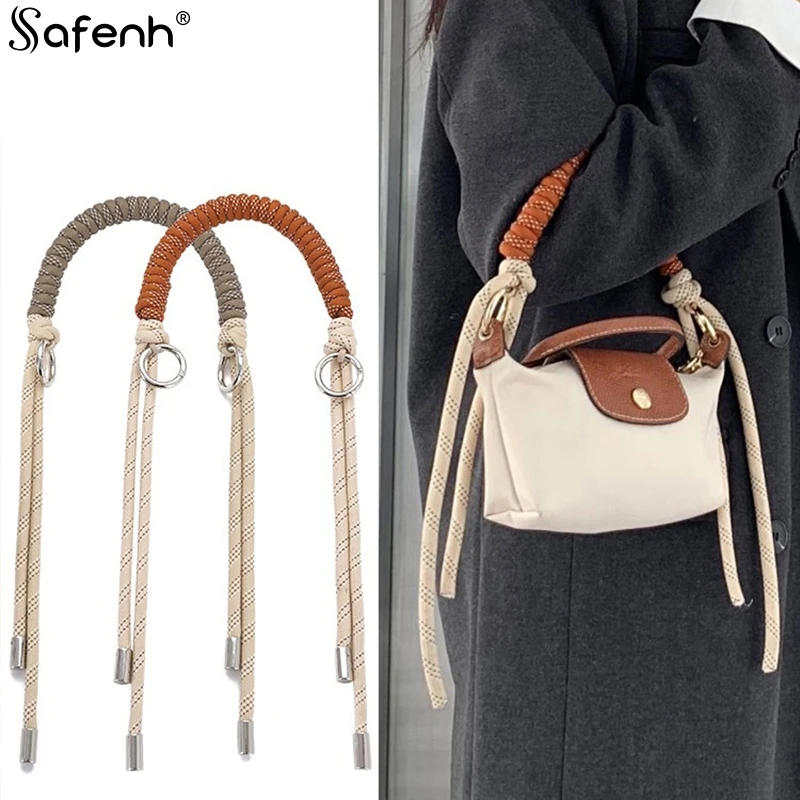 

1Pc Bag Strap For DIY Handmade Woven Rope Tote Bag Strap Mini Bag Woven Strap Bag Transformation Bag Accessories