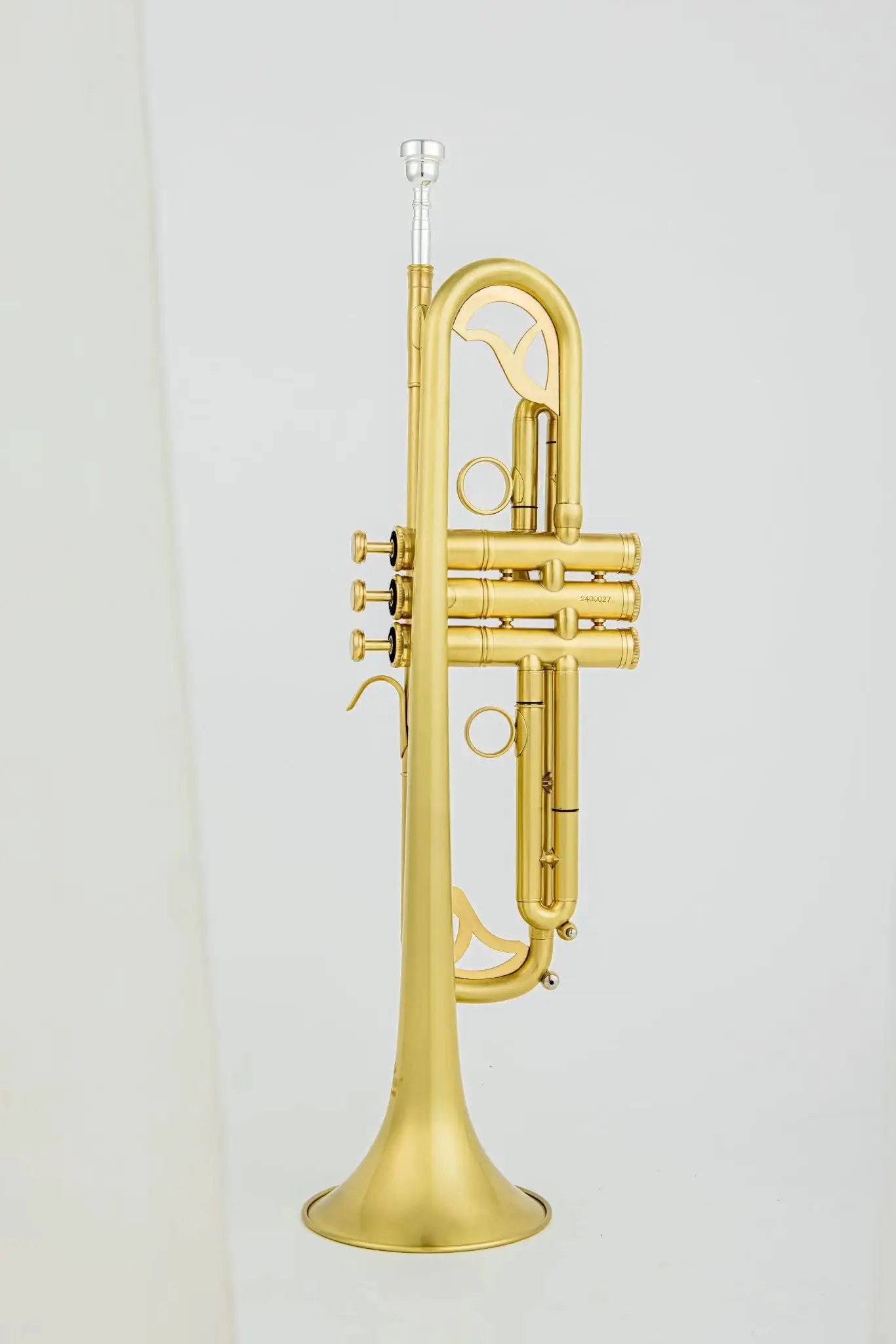 Jinbao Trumpet B-flat Bronze Professional Trumpet Musical Instrument Antique Brushed Craft Monel Piston 450 Model