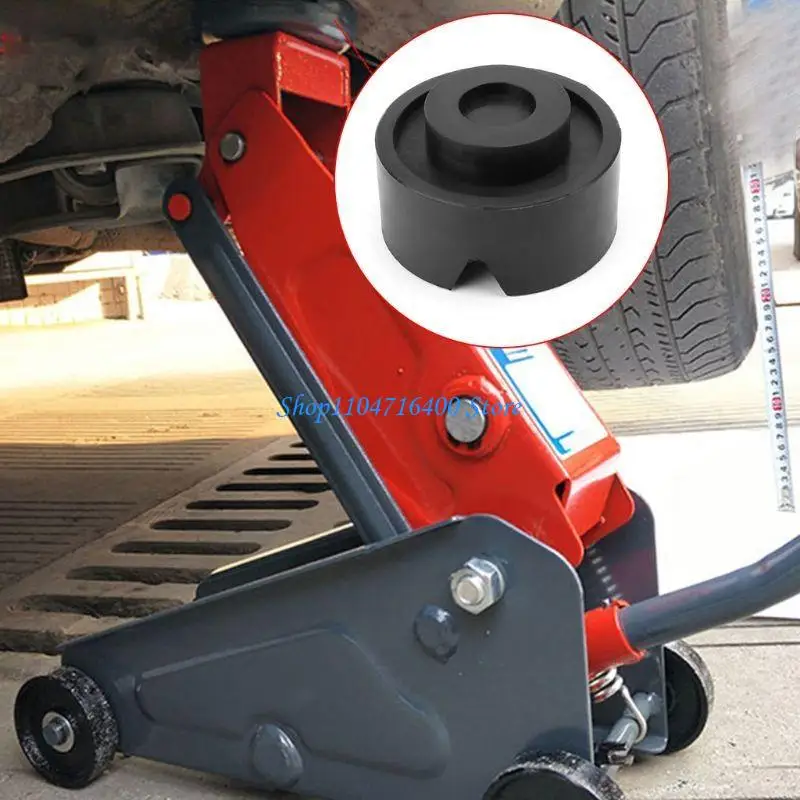 y1gd Black V-groove Car Rubber Pad Anti-slip Protector Support Block Heavy