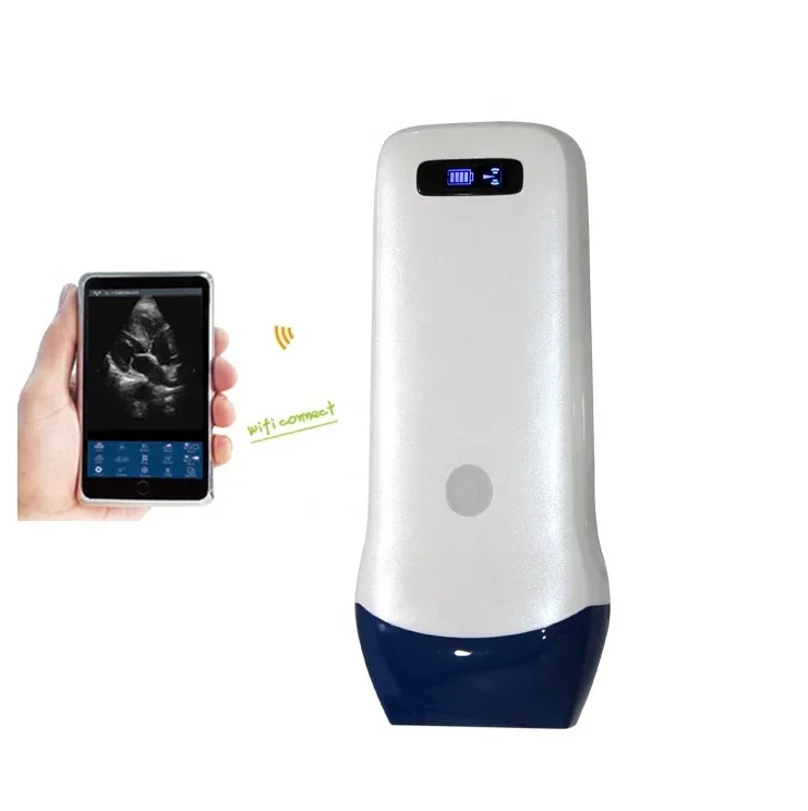 Original brand newHigh Quality Portable 128 probe elements ultrasound scanner wireless wifi Ultrasound Probe with CF PW PDI colo