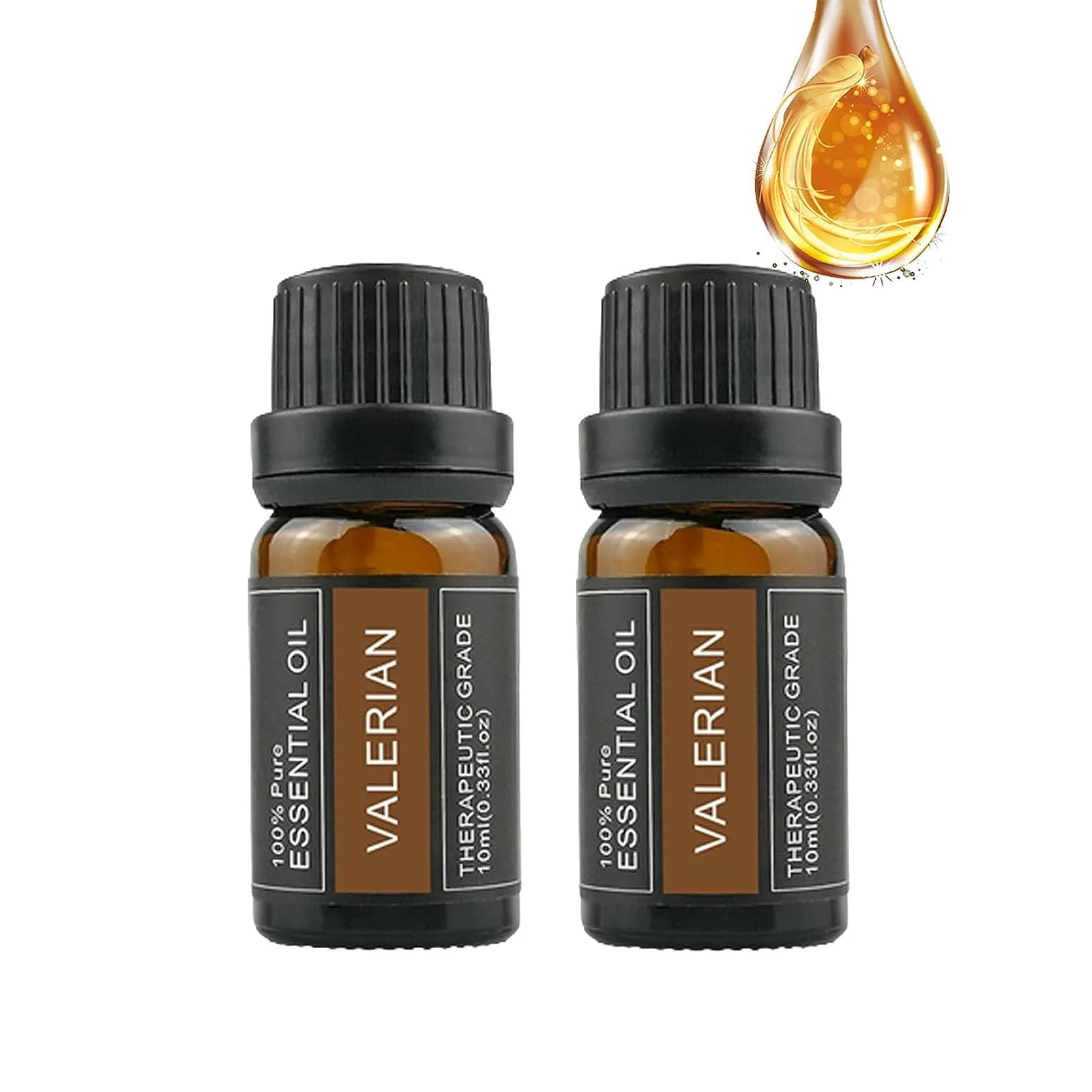 Valerian Essential Oil for Sleep Natural Sleep Aid Pure Essential Oil for Car Hotel Home Office Use