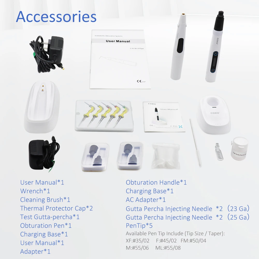 COXO C-FILL X Set Endodontic Obturation System with Perfect Gutta-Percha Fluidity and Accurate Temperature Control