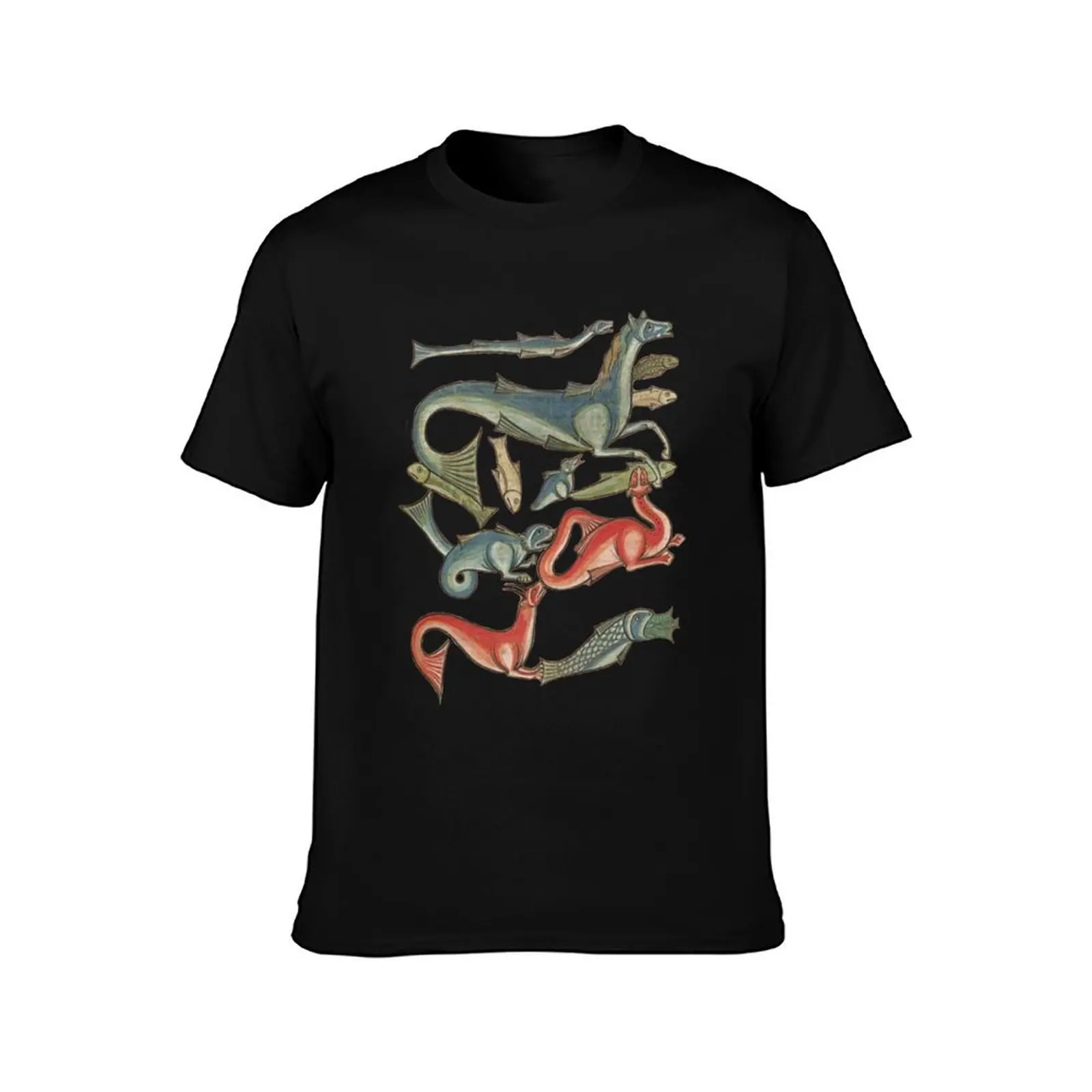 Medieval Bestiary T-Shirt t shirt for man 100 percent cotton T-Shirt