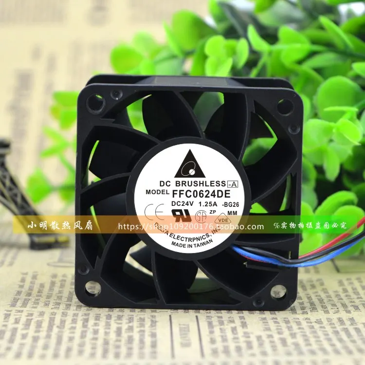 

ORIGINAL FFC0624DE 6038 24V 1.25A 6CM CM INVERTER FAN