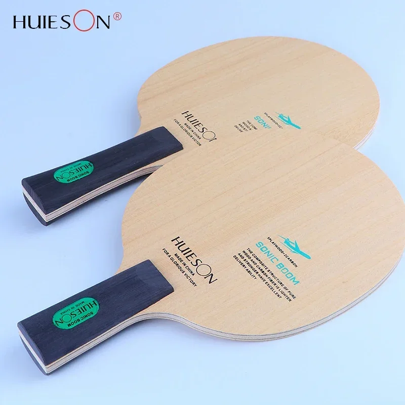 Huieson Table Tennis Blade FL CS Table Tennis Racket 5 Plys Wood and 2 Plys Carbon Fiber Ping Pong Racket Bat for Junior Player