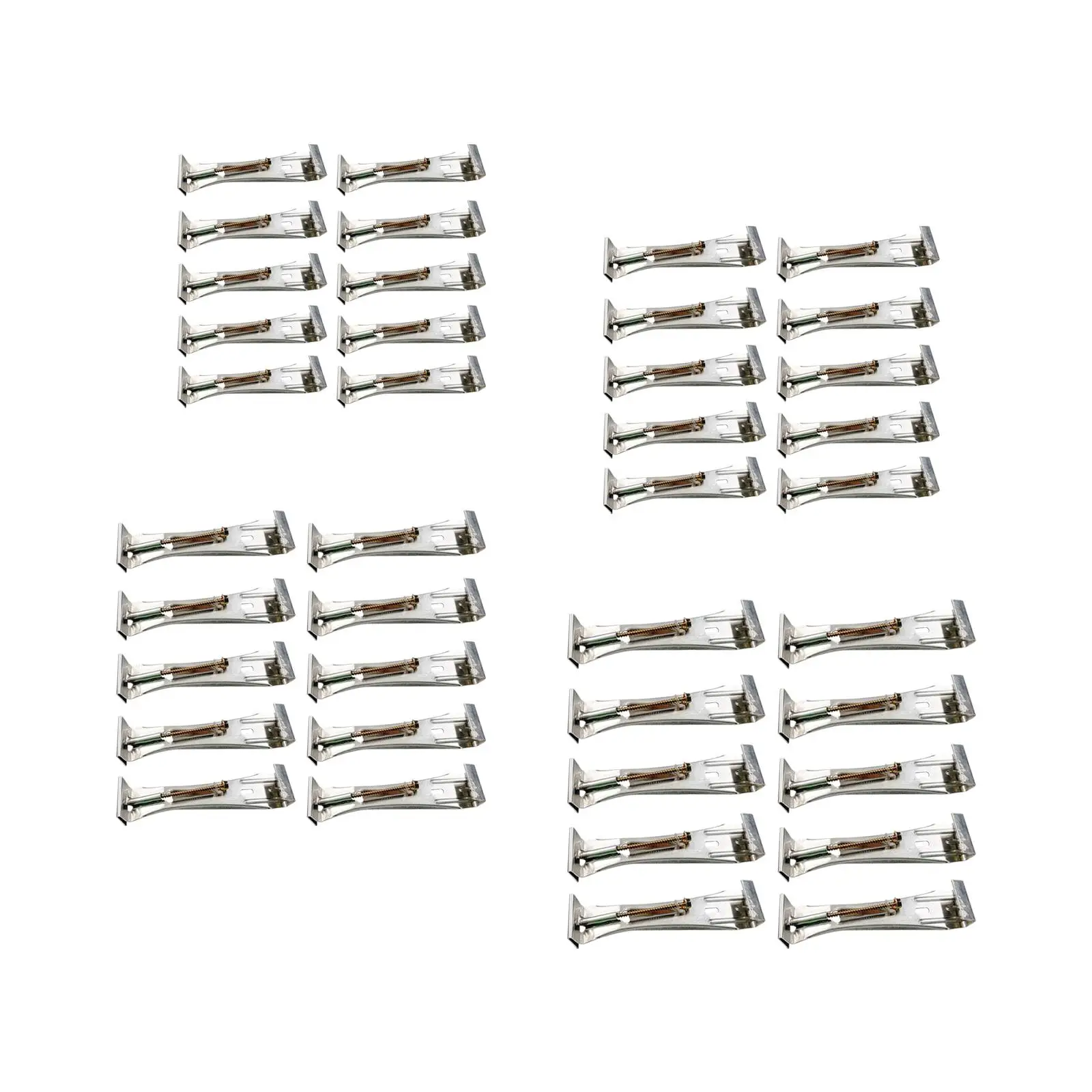 10Pcs Gutter Hangers Bracket Clips Easily Install for Gutter Repair Accessory Gutter Fastener