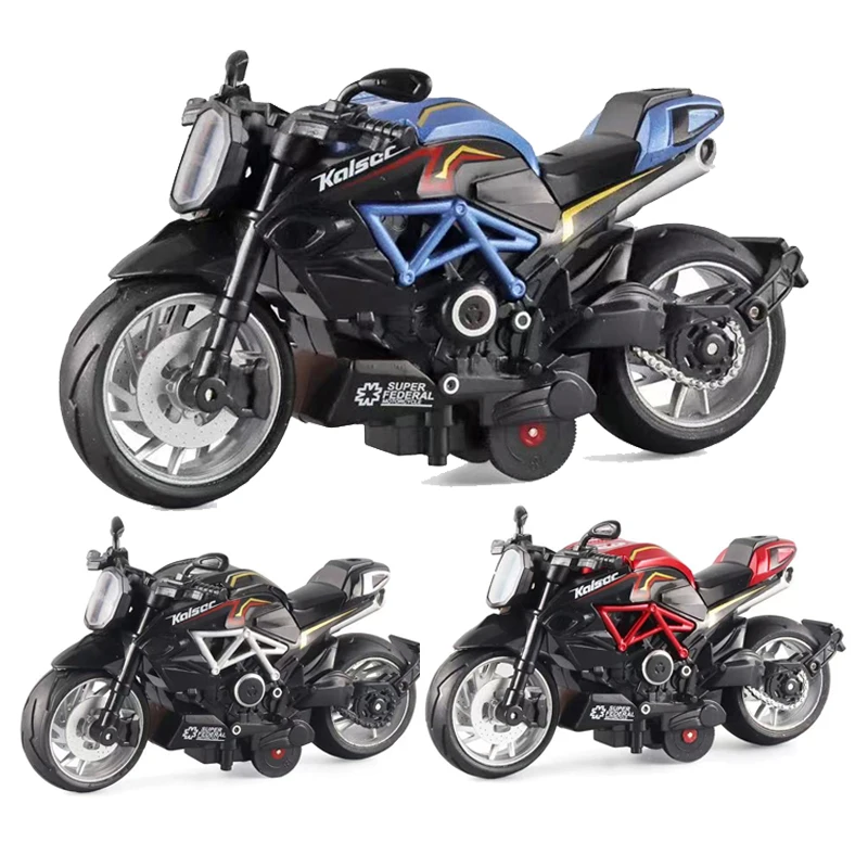 1:12 سبيكة ضوء الشارع نموذج دراجة نارية مصغرة دييكاست على الطرق الوعرة دراجة نارية محاكاة سيارة لعبة لصبي هدية #2