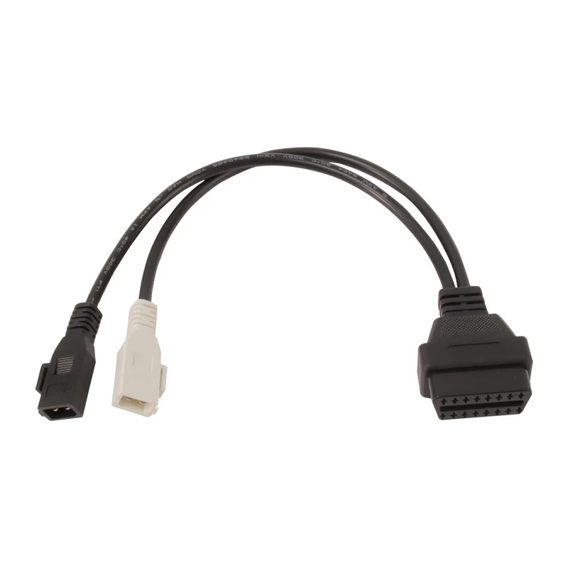 2x2 To 16 Pin OBD2 Extension Diagnostic Cable Adapter for Audi Cable Plug Play Stable Signal for Car Fault Diagnosis Tools