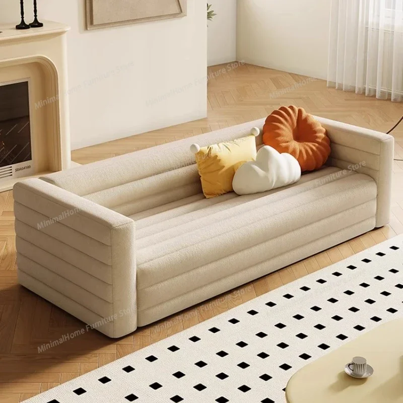 

Modern Living Room Sofas Fabric Designer Nordic Compressed Sofa Boneless Floor Designer Modern Lounge Muebles Trendy Furniture