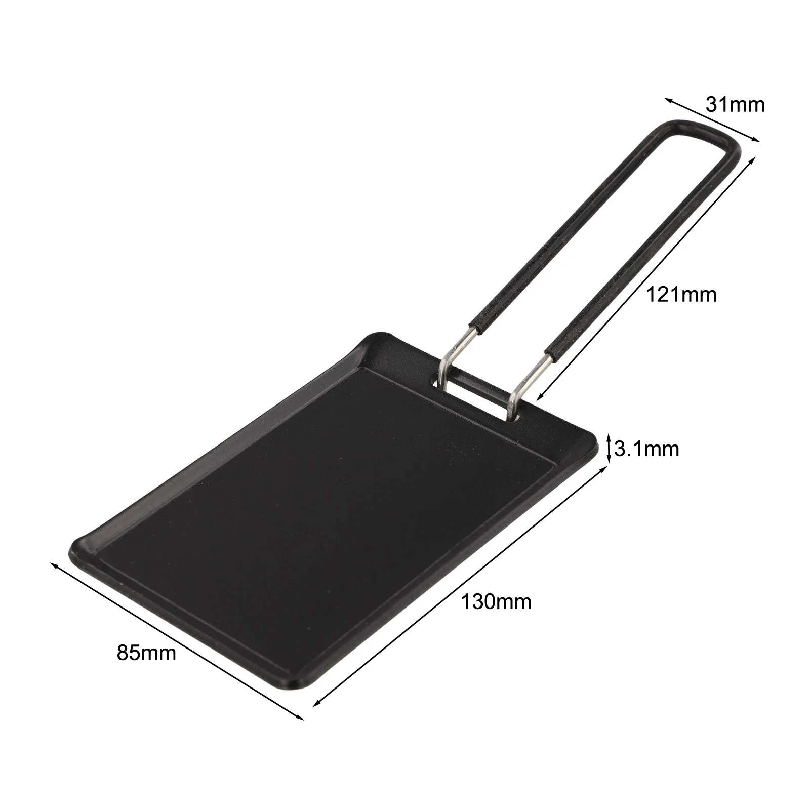 Outdoor Camping BBQ Plate Outdoor Cooking Compact And Easy To Store Fits In Lunchbox Ideal For Backpacking 85 130 6 Mm