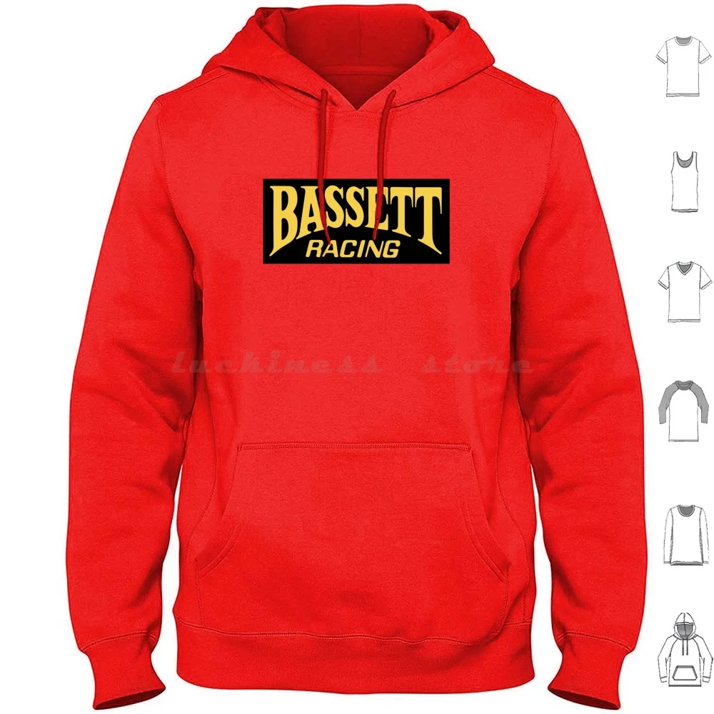 Bassett Bmx Racing 1980 Hoodies Long Sleeve Bike Gt Bicycle Haro Rad Hutch Motocross Skyway Torker Mongoose Kuwahara