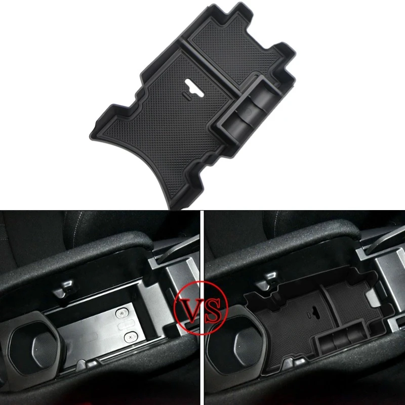 

Car Armrest Storage Box for Honda Civic 10th Gen 2016 2017 2018 Center Secondary Tray Organizer Container Box Accessories