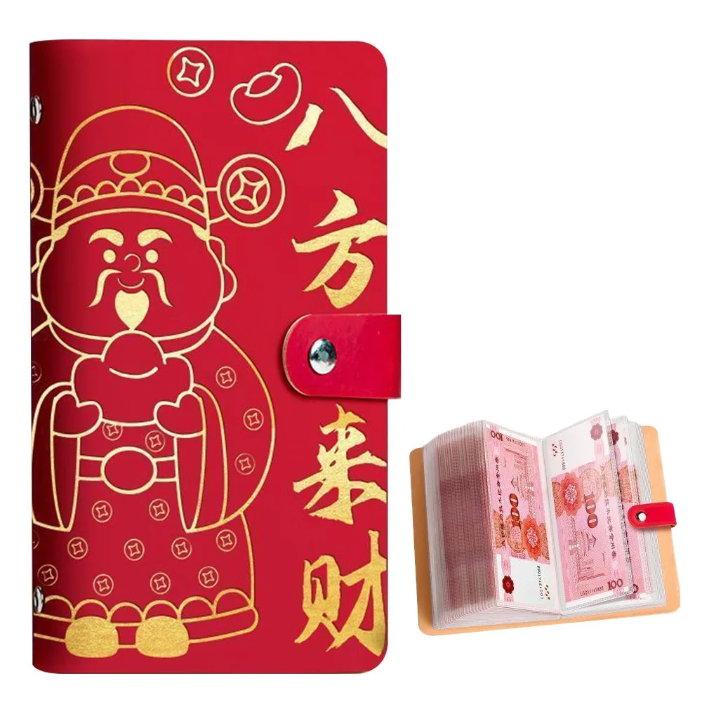 

Get Rich Overnight 100 Envelopes Money Saving Challenge PU Save Money Savings Binder Reusable Portable Money Collection Book