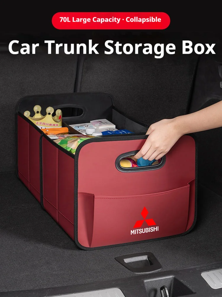 

Для Mitsubishi Outlander, Pajero, ASX, Lancer EX, Evolution X, L200, Ralliart, Triton: Складной органайзер для багажника автомобиля большой вместимости