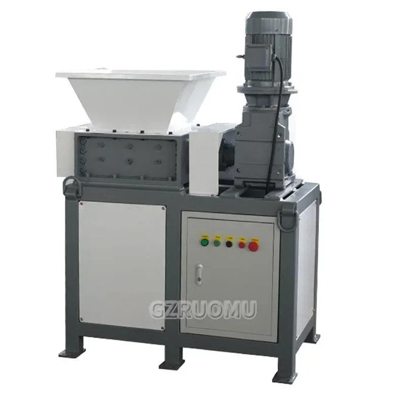 Plastic Shredding Machine Miniature Industrial Scrap Crusher ≤2600mm Bottle Crushing PVC Dual Axis Mute Shredder 300-2500 Mesh