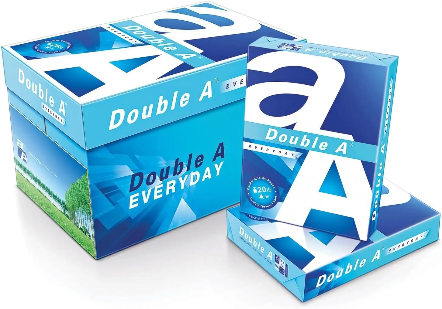 

96 Brightness Copy Paper 8.5x11, 20lb, 5000 Sheets, Acid-Free, Smooth Finish