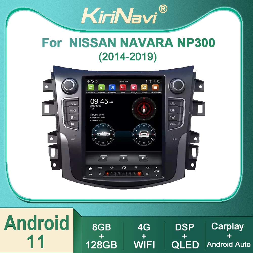 

Автомагнитола Kirinavi для NISSAN NAVARA NP300 2014-2019 Android 11, автомагнитола, DVD, мультимедийный видеоплеер, стерео, автонавигация, GPS, 4G, Wi-Fi