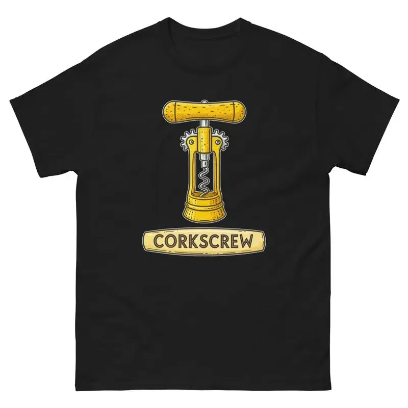Corkscrew Kitchen Home Cooking Culinary Utensil T Shirt