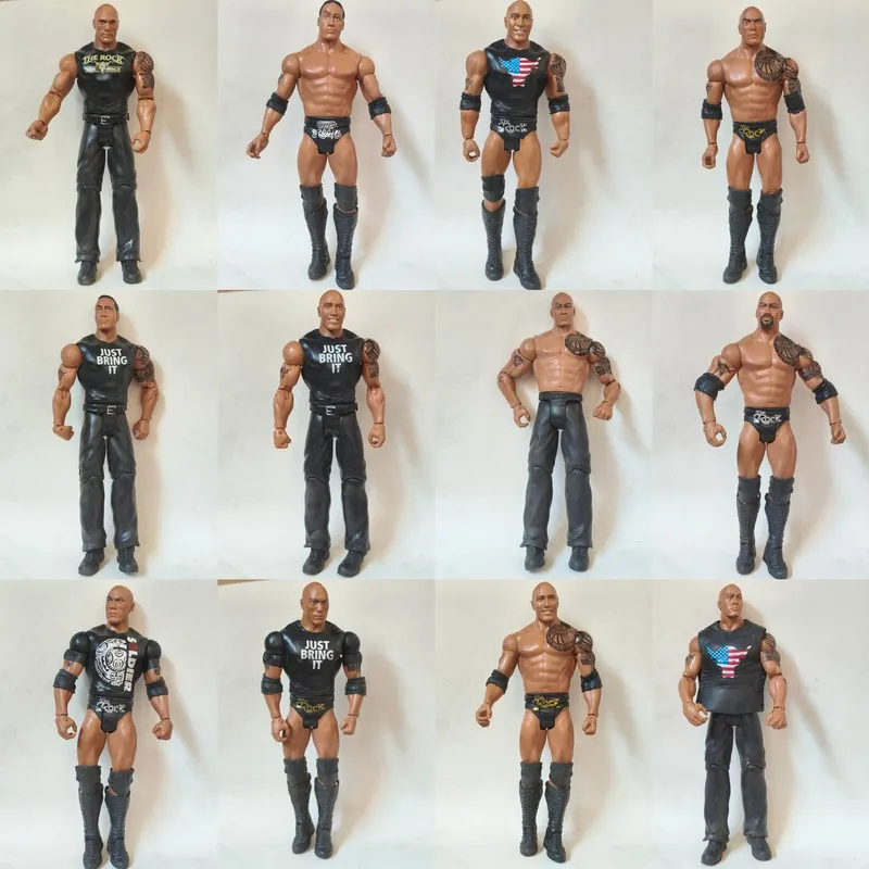 

Cool Tough Boy 7 Inch Articulated Wrestler Action Figure Collectible Statue Desktop Decoration For Wrestling Fans And Collectors