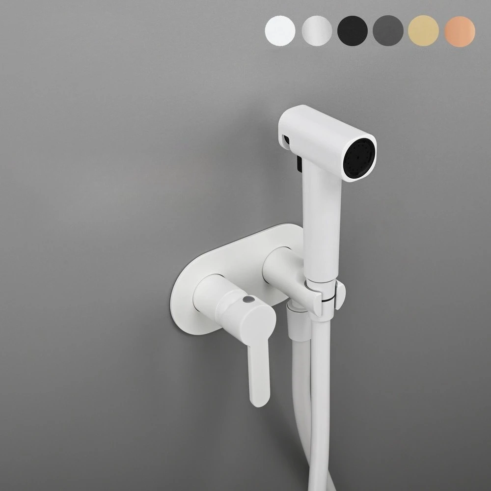 

Built in Bidet Sprayer Hot Cold Water Multifunctional Hidden High Pressure Toilet Companion for Women