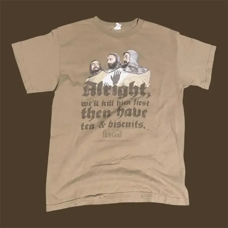 Vintage Monty Pythons The Holy Grail Movie Promo T Size M