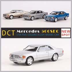 DCT 1:64 Mercedes 500SEC simulazione modello di auto in lega collezione regalo di giocattoli