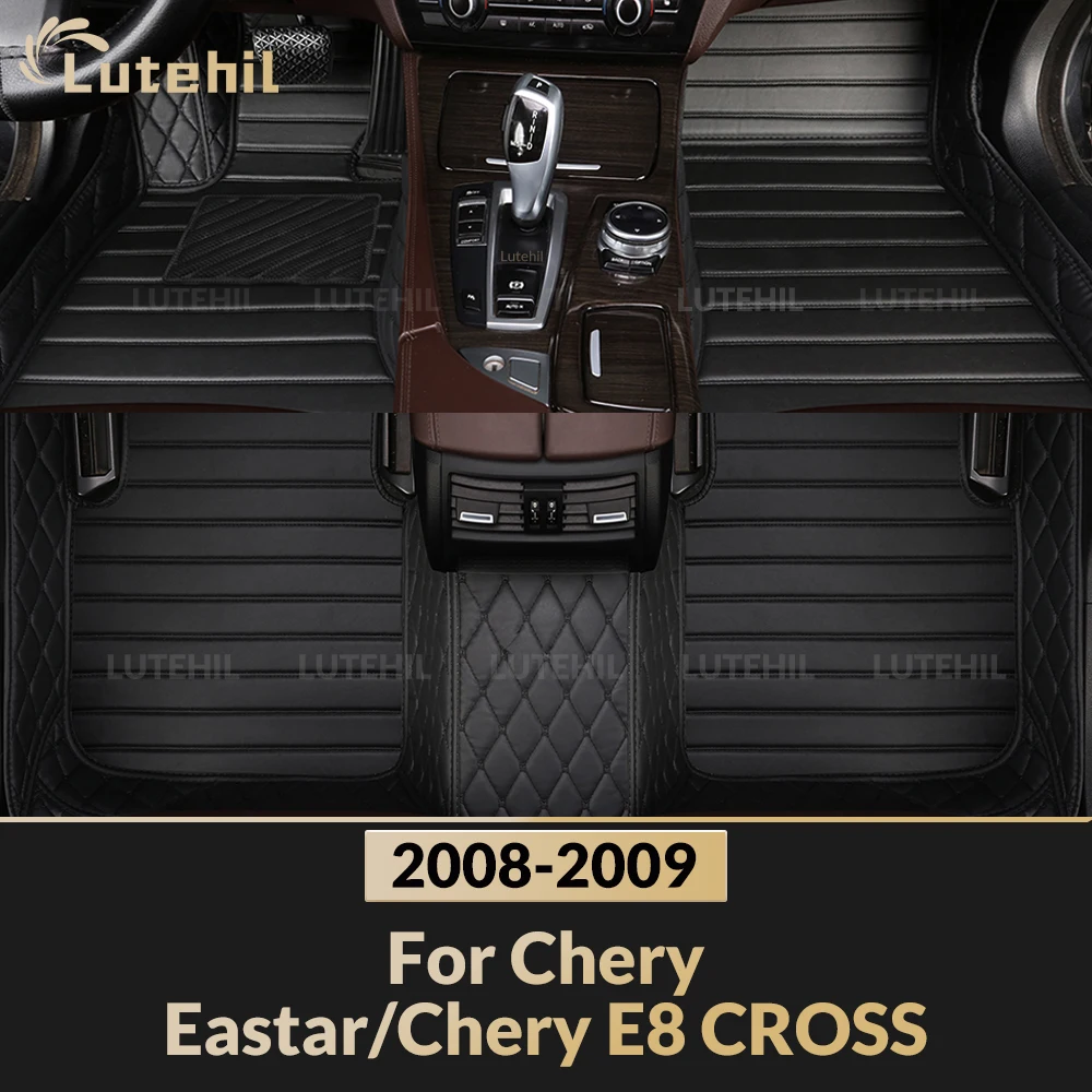 

For Chery Eastar/Chery E8 Cross (7-Seat) 2008 2009 Car Floor Mats All Weather Carpet Cover Floor Liners 1st & 2nd Row
