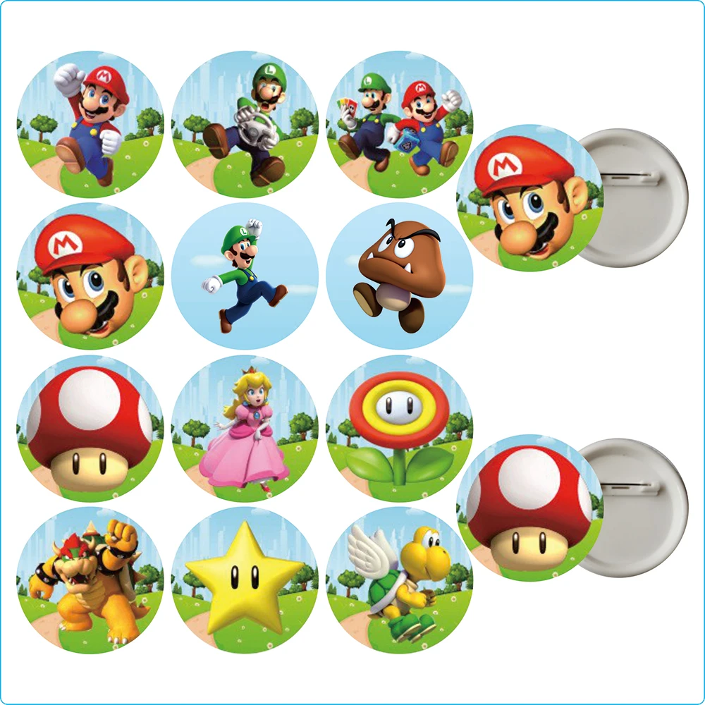 هدايا حفلات أعياد الميلاد من سوبر ماريو بروس، ألعاب، طوابع، ملصقات، أساور، لوازم تزيين الهدايا، مكافآت الفصول الدراسية